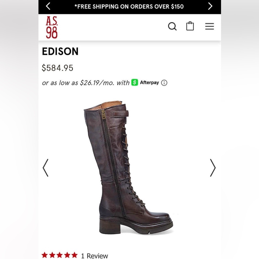 AS98 A.S.98  Edison Boot 40 - Picture 8 of 8